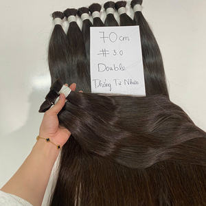 ผมต่อจากเวียดนามมีคุณภาพสูงสีอ่อนเป็นเส้นตรงผู้บริจาคดิบเป็นกลุ่มในราคาโรงงานสำหรับผมมนุษย์ย้อมผมอัจฉริยะ - Product Image 6