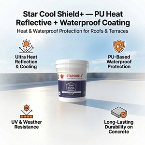 Cool Roof <b>Waterproof</b> Coating for Roof Terrace Heat Reflective and <b>Waterproof</b> Protection - Product Image 4