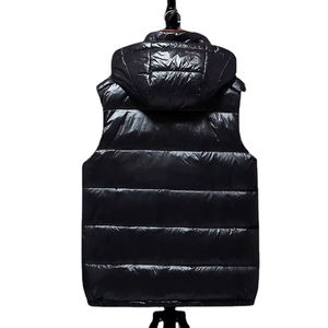 Chaleco acolchado estilo urbano de moda, tipo burbuja, sin mangas, para hombre, con diseño personalizado impreso. - Product Image 5