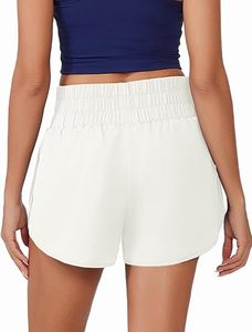 Shorts Deportivos de Secado Rápido para Mujer, Cintura Alta, 2 en 1, con Forro - Product Image 2