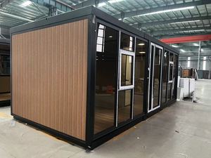 Maison conteneur pliable préfabriquée moderne et respirante 20FT, module de vie extensible à double aile, design hôtelier moderne du milieu du siècle - Product Image 5