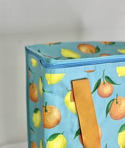 Heavy-duty Authentic <b>Lunch</b> Bag PP Non Woven Large Thermal <b>Insulated</b> For Supermarket Retail Multi-functional Low MOQ Viet Nam - Product Image 3