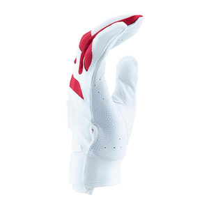 Guante de béisbol 100% cuero genuino con correa de muñeca ajustable, cómodo, diseño personalizado, guantes de bateo con palma de cuero. - Product Image 5