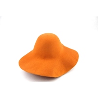 Nouveau Chapeau Fedora KJ 2026 en Feutre 100% Laine d'Australie, Unisexe, à Calotte Plate et Large Bord, Réglable, Quatre Saisons, Haute Qualité