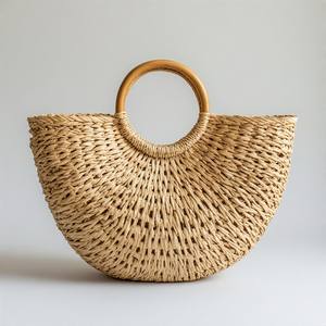Panier de rangement en fibre naturelle de qualité supérieure, en jonc de mer, conçu pour une décoration et une organisation durables de la maison - Product Image 6