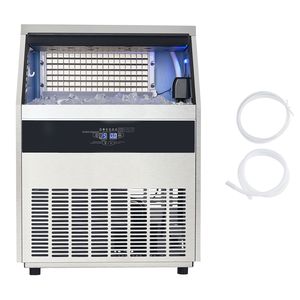 Macchina Professionale per Produzione Ghiaccio 360 libbre/24H, Capacità di Stoccaggio 88 libbre, 160 Cubetti di Ghiaccio, 15 Minuti - Display Digitale a LED - Product Image 1
