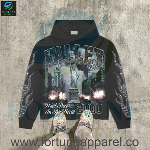 OEM Fortune Apparel ofrece sudaderas con capucha de diseñador para mujer, estilo streetwear, de talla grande, para invierno. - Product Image 2