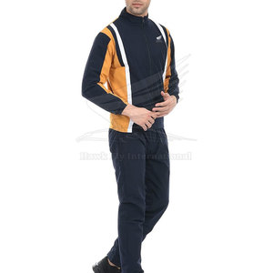 Survêtement confortable pour homme avec fermeture éclair, tissu respirant, décontracté, uni, adapté à toutes les saisons, sur mesure - Product Image 4