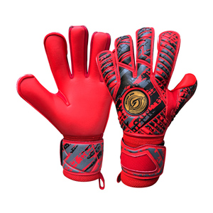 Gants de gardien de but unisexes en latex allemand de haute qualité, réglables, légers, respirants, antidérapants, hybrides, à doigts négatifs - Product Image 1