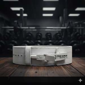 Rexfit เข็มขัดออกกำลังกายยกน้ำหนักหนังสำหรับเล่นกีฬาหนักเข็มขัดฝึกยกน้ำหนักสำหรับหลังในโรงยิมและการฝึกความแข็งแรง - Product Image 2