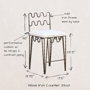 เก้าอี้เหล็กสไตล์เรียบง่ายพร้อมเบาะรองนั่งสีขาว โครงเหล็กทรงสี่เหลี่ยม - Product Image 6
