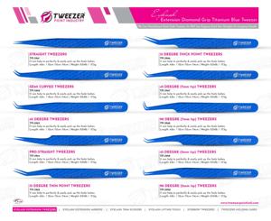 Pinces à cils en plasma bleu multifonctionnelles et durables pour faux cils sous marque personnalisée - Product Image 6