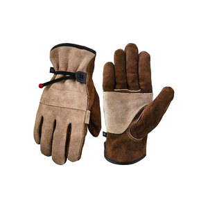 Guantes de Soldadura de Cuero Premium, Resistentes al Calor, con Protección Completa para el Pulgar, para Uso Profesional - Product Image 1