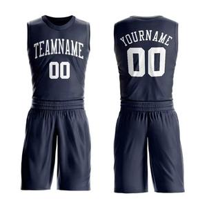 Ensemble d'uniformes de basketball personnalisés, maillot sans manches respirant, shorts de sport, vêtements de sport sublimés pour équipe - Product Image 5