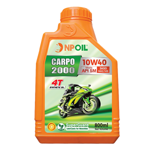 น้ำมันเครื่องยนต์ NPOIL CARPO 2000 10W40 0.8 ลิตร 1 ลิตร น้ำมันหล่อลื่นเวียดนาม ผสมสารเพิ่มคุณภาพสูง คุณภาพเยี่ยม - Product Image 1
