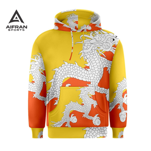 Sudadera con Capucha AIFRAN, Sublimación 3D, Logotipo Personalizado, Impresión Completa, Estilo Urbano, Sudadera Extra Grande para Hombre, Fabricante Mayorista - Product Image 2