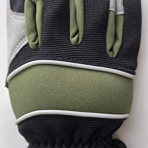 Tactical Mechanic <b>Work</b> Gloves <b>Leather</b> Palm Safety Gloves Construction Assembly <b>Tool</b> Handling Durable Hand Protection - Product Image 2