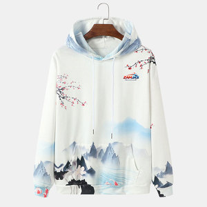 เสื้อฮู้ดดี้พิมพ์ลายสกรีนผู้ชาย ระบายอากาศได้ดี รุ่นล่าสุด สีพื้น ผลิตในปากีสถาน ขายส่ง - Product Image 1