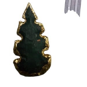 สร้อยคอจี้อัญมณีคริสตัลหินโมราธรรมชาติสีดำออบซิเดียนเครื่องประดับแฟชั่นจากลูกศรพระจันทร์เสี้ยวชุบทอง - Product Image 6