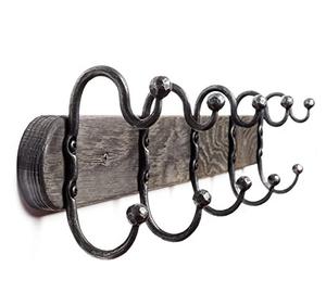 Gancho de Pared de Hierro con Recubrimiento en Polvo, Gancho Decorativo Vintage para Colgar Abrigos, para Baño, Cocina, Entrada, Almacenamiento - Product Image 5