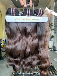 100% paquets de cheveux de vague d'eau vierge ondulés tissage de cheveux bouclés avec une trame unique de style de vague naturelle sans synthétiques - Product Image 2