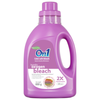 Lessive liquide concentrée 2X On1 Color Safe au peroxyde d'hydrogène 800g – Fraîcheur violette et élimination des odeurs pour machine à laver