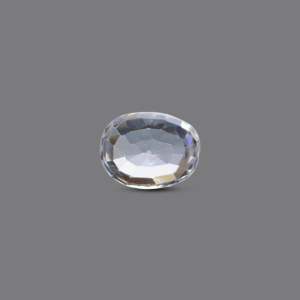 Zircon blanc naturel, pierre précieuse en vrac, 4,25 carats, taille princesse, pour bijoux fins - Product Image 2