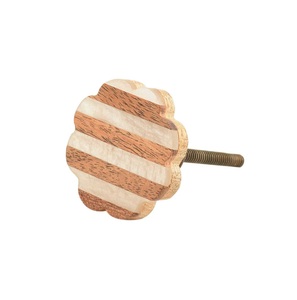 Accesorios para muebles del hogar, perilla de resina con pomo de madera para puerta de armario, perilla hexagonal para cajón, la mejor oferta, perilla de alta calidad - Product Image 3