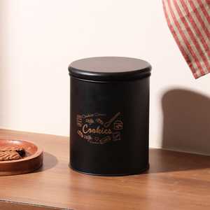 Boîte de rangement élégante en métal avec couvercle en bois pour l'organisation du garde-manger, le stockage des aliments et la décoration moderne du comptoir - Product Image 5