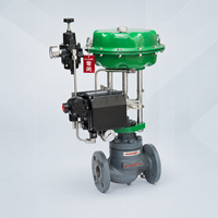 Vanne de régulation à diaphragme pneumatique avec positionneur électropneumatique pour le contrôle du débit industriel OEM
