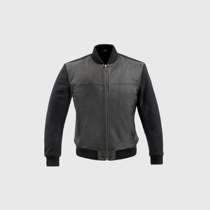 Chaqueta Varsity de Invierno Personalizada para Hombre, Chaqueta de Cuero Genuino con Forro Polar, Logotipo Personalizado Bordado en la Parte Delantera, Ropa Exterior Informal Premium OEM ODM - Product Image 1