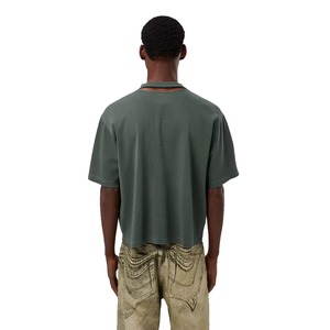 T-shirt unisexe oversize streetwear de luxe personnalisé, coupe carrée, 275 GSM, vente en gros - Product Image 4