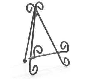Antique Metal Plate Rack Best Price <b>Stands</b> Black Metal Frame Holder Desktop Metal Wire <b>Display</b> Holder - Product Image 5