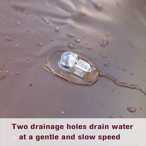 Confezione da 2 Sacchi ad Anello per Irrigazione Automatica in PVC Resistente da 15 Galloni, Resistenti ai Raggi UV, Accessori per Irrigazione a Goccia - Product Image 4