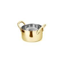 Olla para salsa de cobre martillado con asas de oreja - Product Image 5