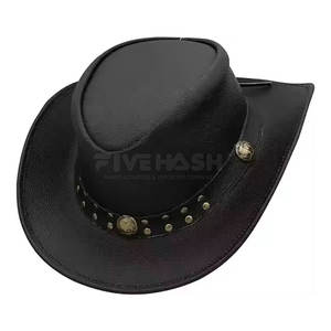 Chapeaux d'équitation de style haut de gamme pour sports équestres, avec logo personnalisable, pour courses et activités de plein air, en cuir durable, vente en gros - Product Image 4