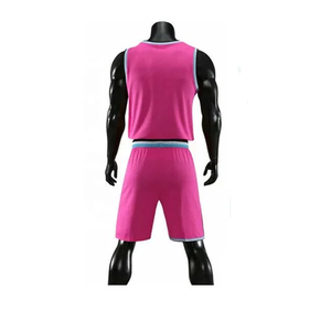 Uniforme de Baloncesto 100% Poliéster, Unisex, Cuello en V, Sin Mangas, Pantalones Cortos de Baloncesto, Jersey de Baloncesto para Hombre y Mujer - Product Image 6
