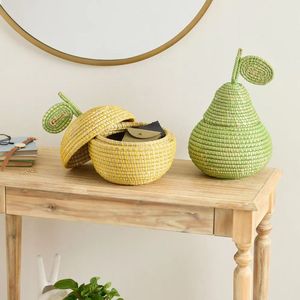 Cesta de Mimbre en Forma de Pera Única, Organizador de Juguetes para Niños Tejido Naturalmente, Almacenamiento Ecológico Práctico para el Hogar, Cesta Decorativa para Guardería - Product Image 5
