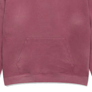 เสื้อฮู้ดสีแดงเลือดหมูสำหรับผู้ชาย สไตล์ลำลอง เสื้อกันหนาวแนวสตรีทแวร์ - Product Image 2
