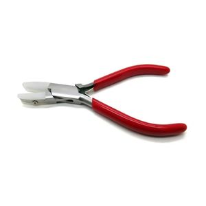 Diagonal <b>Side</b> Cutters Jewelry Wire Nippers Carbon Steel Flush Cutting Tool Pink Handle Professional Beading Crafting Supplies - Product Image 4
