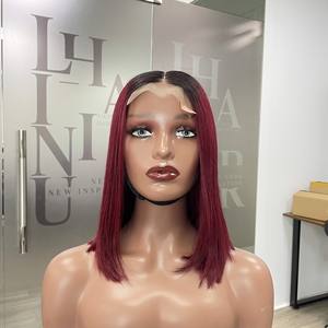 Perruque de cheveux humains 8 10 pouces SDD fermeture assortie 2by6 Extensions de cheveux prix de gros perruque avant de lacet - Product Image 1