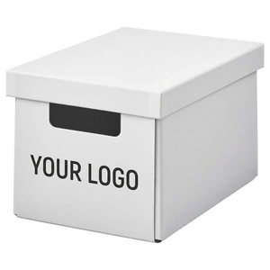 White Kraft Handle Portable Suitcase <b>Box</b> <b>Bakery</b> Cakes Gift Takeaway Storage Custom Printed Custom Logo Sustainable Disposable - Product Image 1