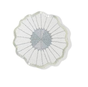 Ensemble de sets de table perlés et tapis décoratifs pour mariage – Forme florale – Prix le plus bas - Product Image 1
