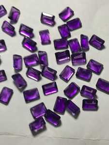 Ametiste violette naturelle taille octogonale, pierre précieuse calibrée pour la fabrication de bijoux fins, fournisseur en gros - Product Image 4