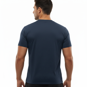 Camiseta de Hombre de Alta Calidad, Transpirable, Ligera, que Absorbe la Humedad, Cuello Redondo, Ecológica, para Correr, Fitness, Gimnasio - Product Image 4