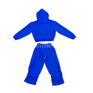 Conjunto Deportivo Informal para Hombre, Estilo Urbano, Sudadera con Cremallera y Pantalones Deportivos - Product Image 2