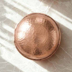 Pot à épices en cuivre gravé avec couvercle, récipient décoratif pour assaisonnements de cuisine - Product Image 4
