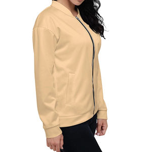 Chaquetas Bomber para Mujer Más Vendidas, Chaqueta Bomber Personalizada, Cálida, Nueva, Transpirable, Informal - Product Image 4