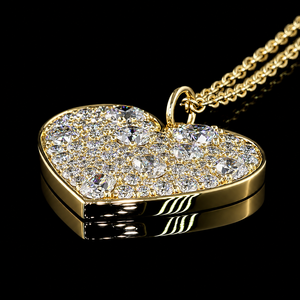 Collar con Colgante de Diamante Cultivado en Laboratorio, Corte Cojín, Chapado en Rodio, Oro de 10K, 14K, 18K, Plata 925, 935, Regalo de Boda, Joyería Fina - Product Image 3