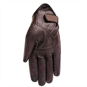 Gants de moto élégants en cuir souple, légers et antidérapants - Product Image 4